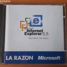 Videojuegos y Consolas: CD-ROM MICROSOFT INTERNET EXPLORER 5.5 - NÚMERO 5 COLECCIÓN LA RAZÓN. Lote 222625148