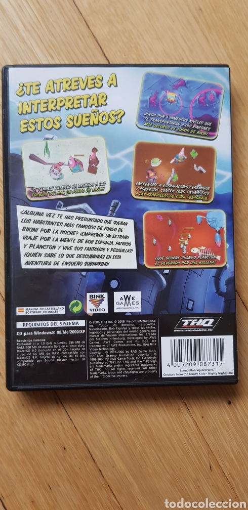 Videojuegos y consolas: Bob Esponja Creature from the krusty krab pc cd - Foto 3