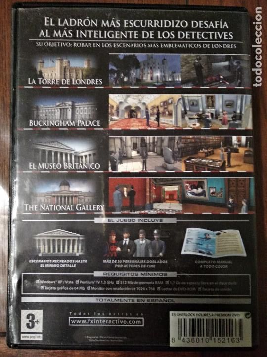 Videojuegos y consolas: Sherlock Holmes - El Rey de los Ladrones - PC (Castellano) - Foto 2