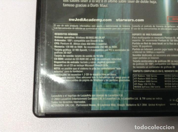 Videojuegos y consolas: JEDI KNIGHT JEDI ACADEMY - Foto 4