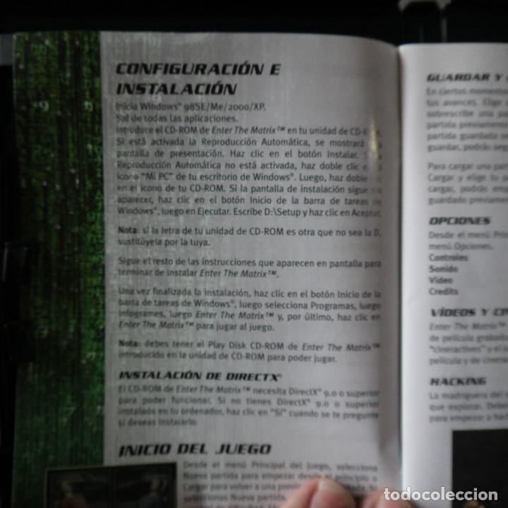 Videojuegos y consolas: ENTER THE MATRIX - JUEGO DE PC EN CD-ROM - Foto 5