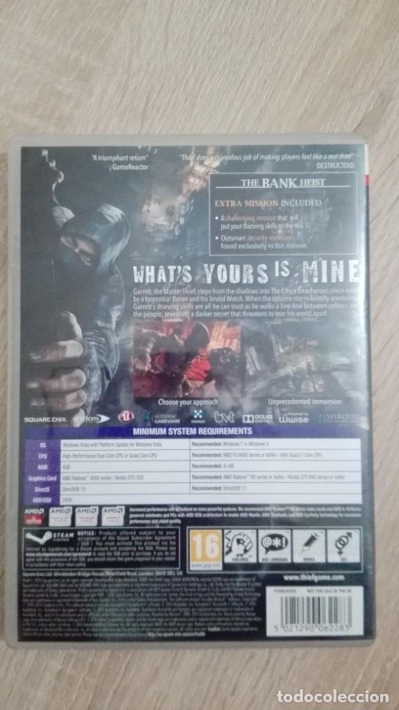 Videojuegos y consolas: THIEF INCLUYE EXTRA MISSION-PC CD ROM-EIDOS-A&Ntilde;O 2014. - Foto 2