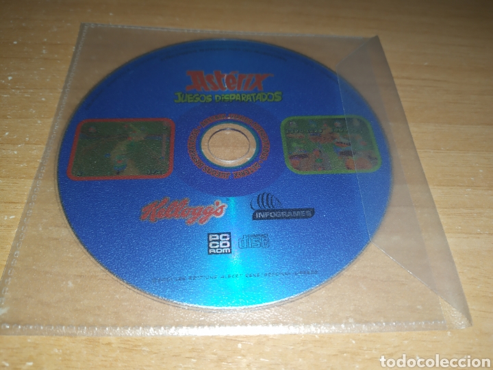 Videojuegos y consolas: CD-ROM ASTERIX JUEGOS DISPARATADOS.OBSEQUIO KELLOGGS. - Foto 1