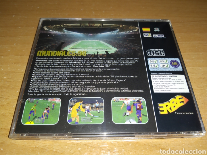 Videojuegos y consolas: CD-ROM MUNDIALES: 98. ERBE. - Foto 2