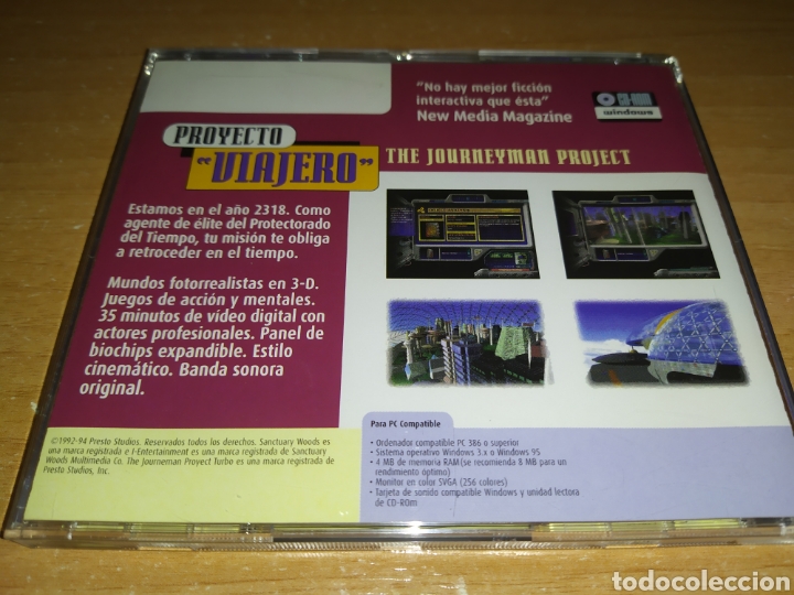 Videojuegos y consolas: CD-ROM PROYECTO VIAJERO TURBO. ERBE. PRESTO STUDIOS. - Foto 2