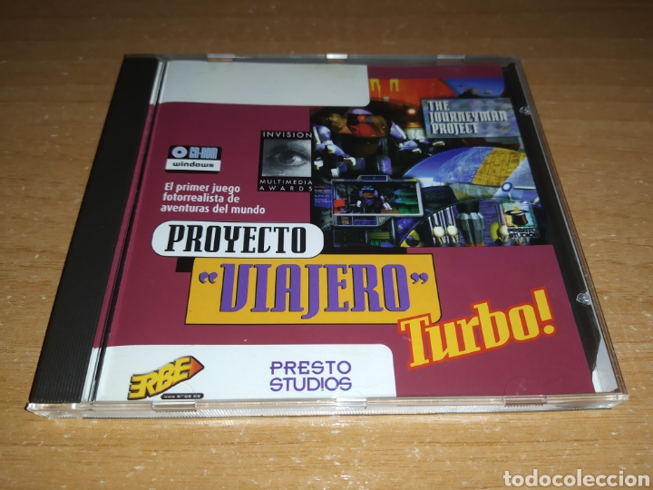 Videojuegos y consolas: CD-ROM PROYECTO VIAJERO TURBO. ERBE. PRESTO STUDIOS. - Foto 1