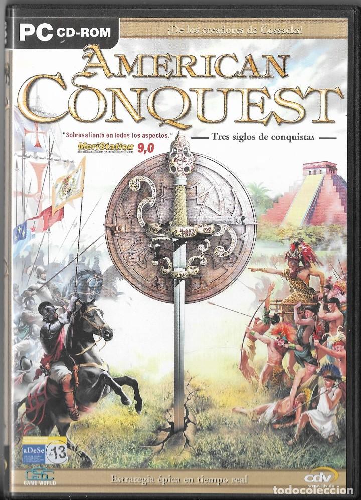 Videojuegos y consolas: PC CD-ROM &rdquo;AMERICAN CONQUEST&rdquo; - Foto 1