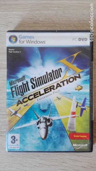 Videojuegos y consolas: MICROSOFT FLIGHT SIMULATOR X-ACCELERATION EXPANSION PACK-PC CD ROM-2007-FRAN&Ccedil;AISE,AVEC MANUEL - Foto 1