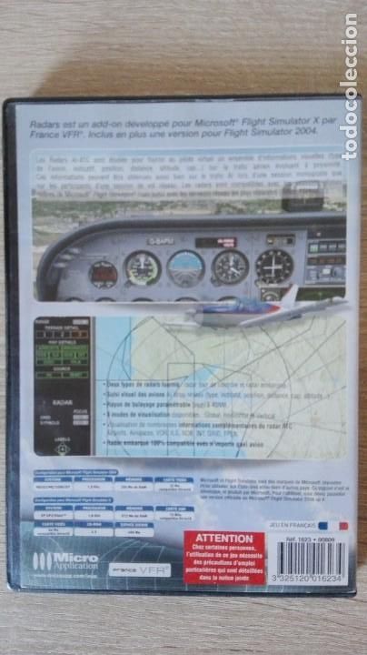 Videojuegos y consolas: RADARS POUR MICROSOFT FLIGHT SIMULATOR X-PC CD ROM-2008-FRAN&Ccedil;AISE,AVEC MANUEL. - Foto 3