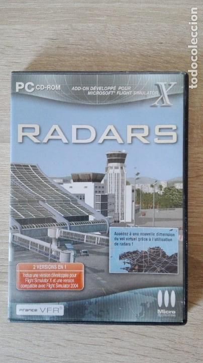 Videojuegos y consolas: RADARS POUR MICROSOFT FLIGHT SIMULATOR X-PC CD ROM-2008-FRAN&Ccedil;AISE,AVEC MANUEL. - Foto 1