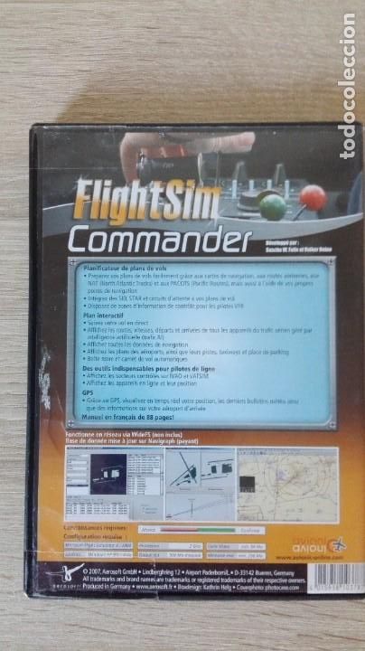 Videojuegos y consolas: FLIGHTSIM COMMANDER POUR MICROSOFT FLIGHT SIMULATOR X-PC CD ROM-2007-FRAN&Ccedil;AISE,AVEC MANUEL. - Foto 3