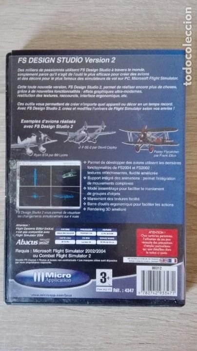 Videojuegos y consolas: LOUIS SINCLAIRS-FS DESIGN STUDIO VERSI&Oacute;N 2-POUR MICROSOFT FLIGHT SIMULATOR-PC CD ROM-2004-FRAN&Ccedil;AISE - Foto 2