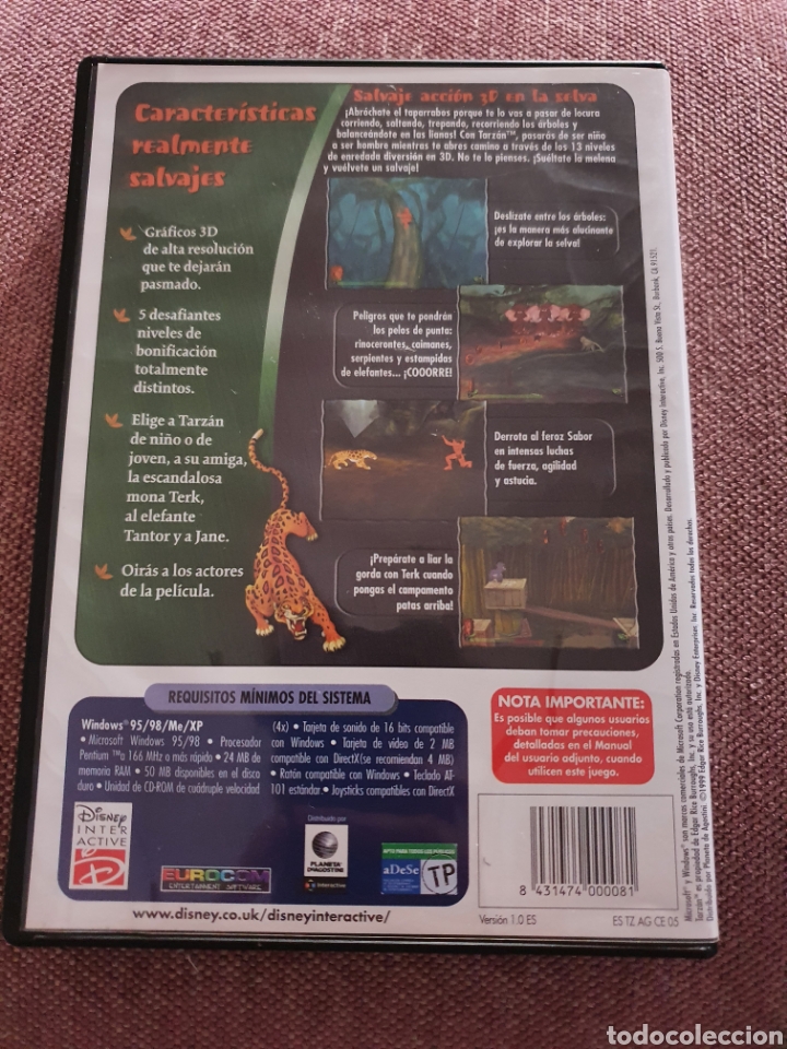 Videojuegos y consolas: Juego PC CD-ROM Disney Interactive W95/98/Me/XP - Foto 2
