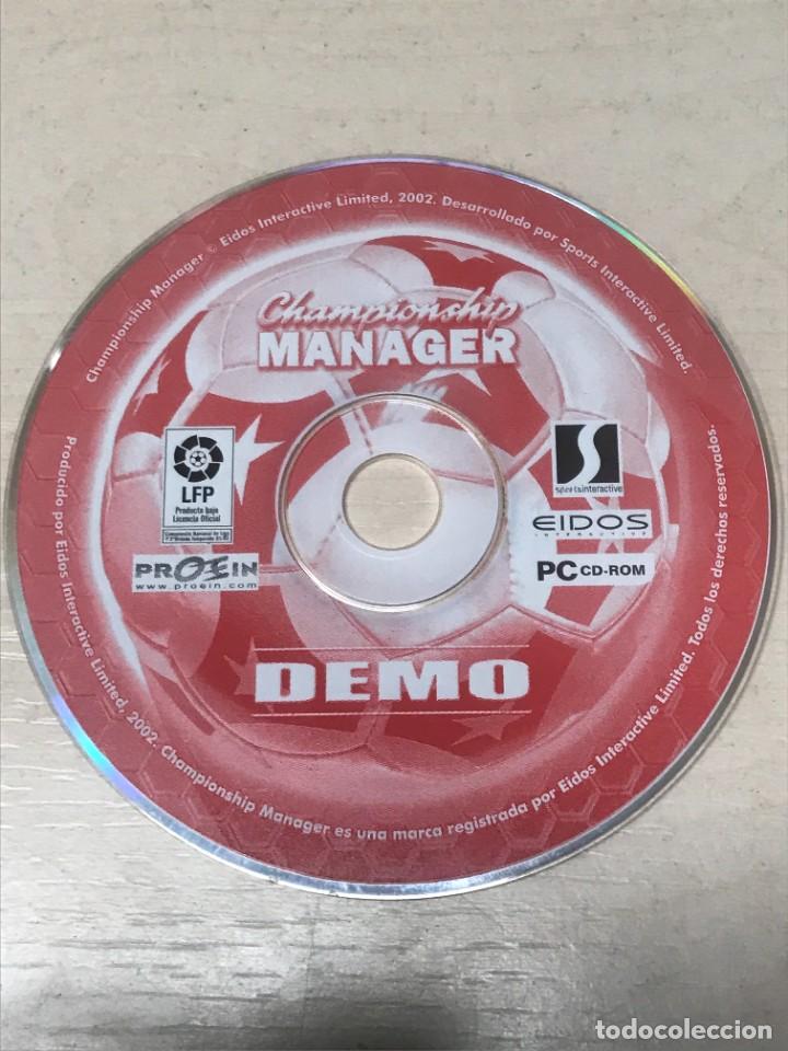 Videojuegos y consolas: JUEGO PC DEMO CHAMPIONSHIP MANAGER 2002 - Foto 1