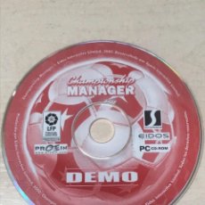 Videojuegos y Consolas: JUEGO PC DEMO CHAMPIONSHIP MANAGER 2002. Lote 228520745