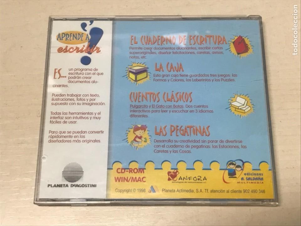 Videojuegos y consolas: JUEGO PC 1998 APRENDE A ESCRIBIR - Foto 5
