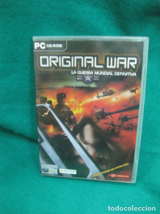 Videojuegos y consolas: PC CD-ROM. ORIGINAL WAR. LA GUERRA MUNDIAL DEFINITIVA. 2 CD + LIBRITO. - Foto 1