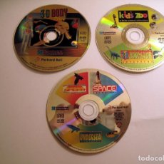Videojuegos y Consolas: PACK KNOWLEDGE ADVENTURE (3 CD-ROM): 3D- BODY - 3D DINOSAUR (MS-DOS) RETRO. Lote 228973990