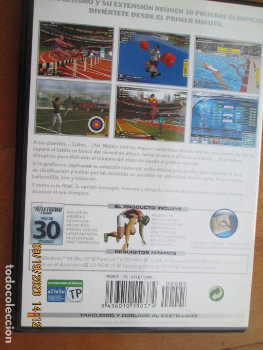 Videojuegos y consolas: ATLETISMO PC EDICION ORO - PC-CD-ROM - FX DINAMIC MULTIMEDIA CON MANUAL - Foto 3