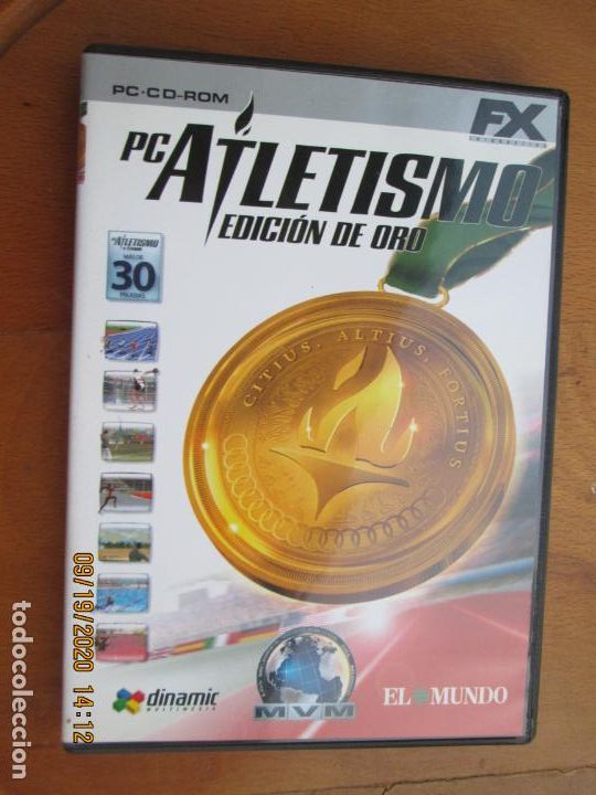 Videojuegos y consolas: ATLETISMO PC EDICION ORO - PC-CD-ROM - FX DINAMIC MULTIMEDIA CON MANUAL - Foto 1