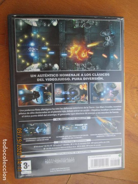 Videojuegos y consolas: MARS INVADER PC-CD-ROM - FX CON MANUAL FX - Foto 2