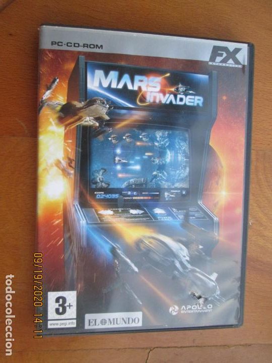 Videojuegos y consolas: MARS INVADER PC-CD-ROM - FX CON MANUAL FX - Foto 1