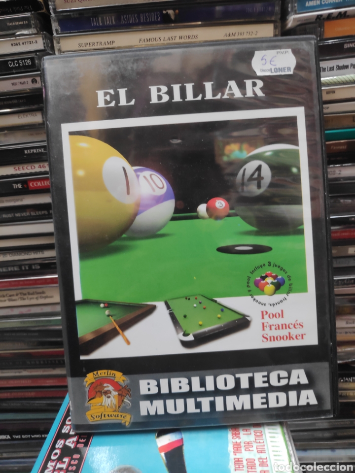 Videojuegos y consolas: El billar biblioteca multimedia merlin software - Foto 1