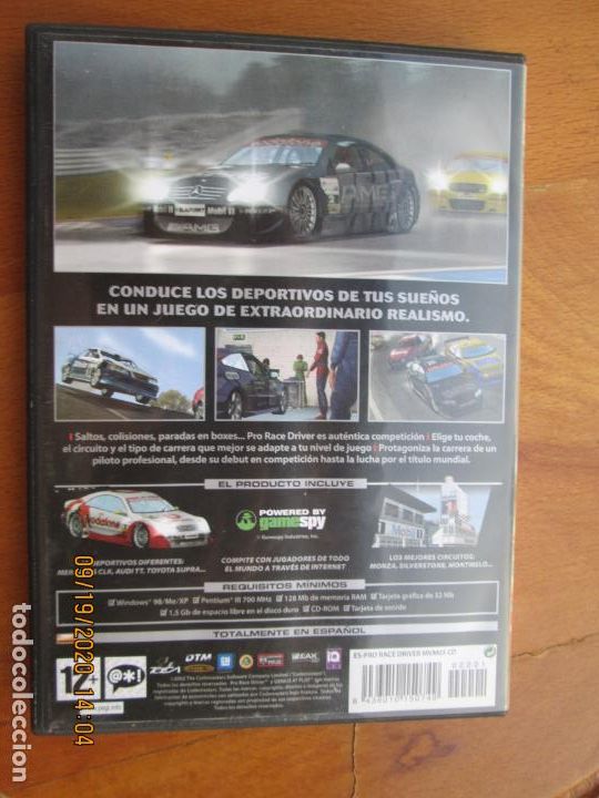 Videojuegos y consolas: PRO RACE DRIVER PC-CD-ROM - 2 CD FX CON MANUAL - Foto 3