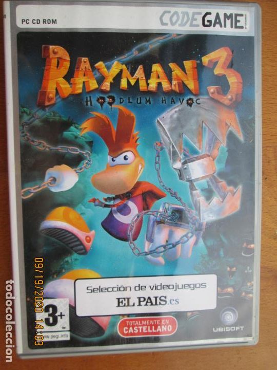 Videojuegos y consolas: RAYMAN 3 PC-CD-ROM 3 CD EN CASTELLANO CON MANUAL - Foto 1