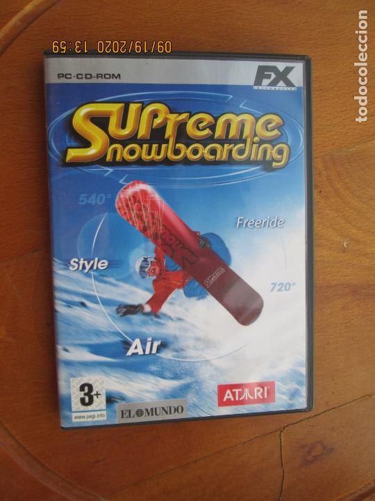 Videojuegos y consolas: SUPREME , NOWBOARDING - JUEGO PC CD-ROM. FX INTERACTIVE - Foto 1