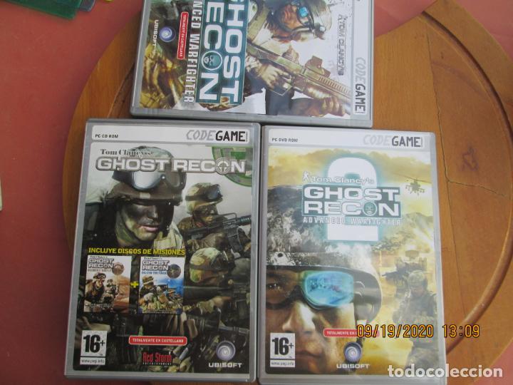 Videojuegos y consolas: TOM CLANCYS GHOST RECON PLUS PACK 3 PC-CD-ROM - CODE GAME - EN CASTELLANO - Foto 6
