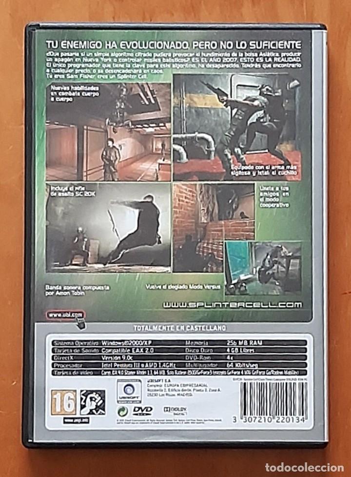 Videojuegos y consolas: TOM CLANCYS SPLINTER CELL - Chaos Theory - Foto 2