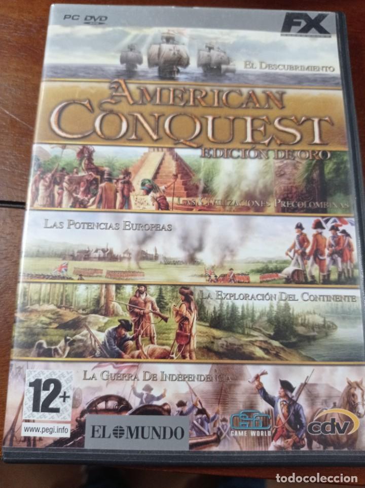 Videojuegos y consolas: JUEGO PC AMERICAN CONQUEST - Foto 1