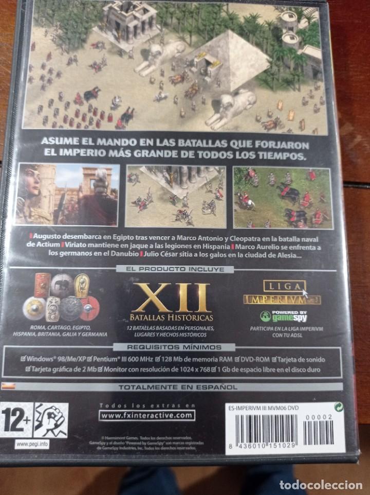 Videojuegos y consolas: JUEGO PC IMPERIUM III - Foto 3