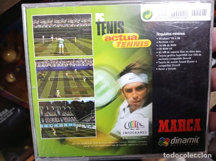 Videojuegos y consolas: JUEGO PC ACTUA TENNIS - Foto 3