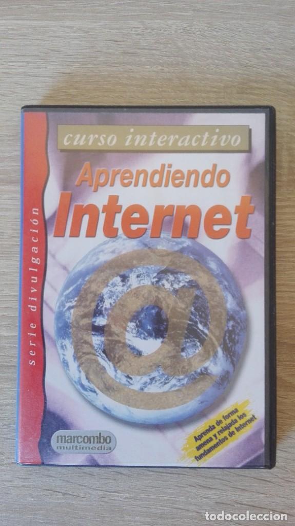 Videojuegos y consolas: APRENDIENDO INTERNET-CURSO INTERACTIVO-PC CD ROM-MARCOMBO S.A.-A&Ntilde;O 2000. - Foto 1