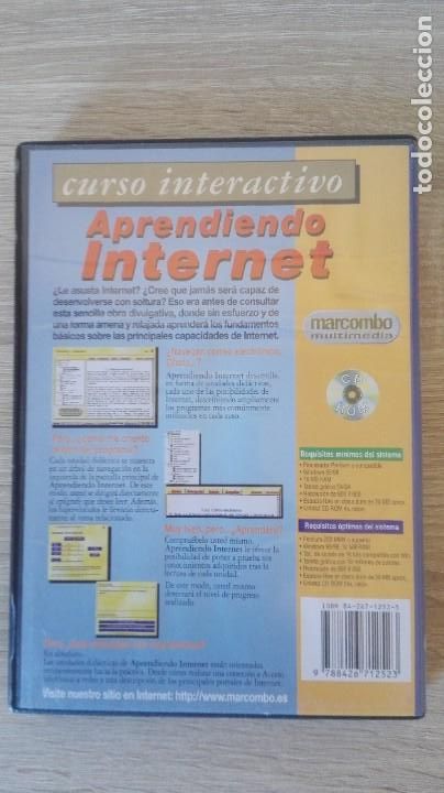 Videojuegos y consolas: APRENDIENDO INTERNET-CURSO INTERACTIVO-PC CD ROM-MARCOMBO S.A.-A&Ntilde;O 2000. - Foto 3