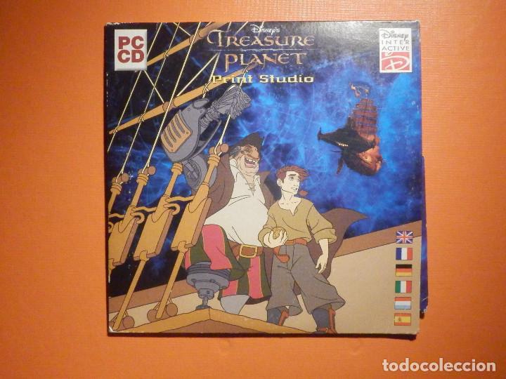 Videojuegos y consolas: Juego para PC en CD-Rom - Disneys Treasure Planet - Print Studio - Foto 1