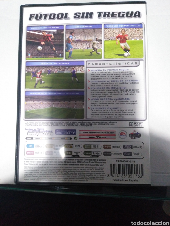Videojuegos y consolas: Juego para PC. FIFA 2005 - Foto 3