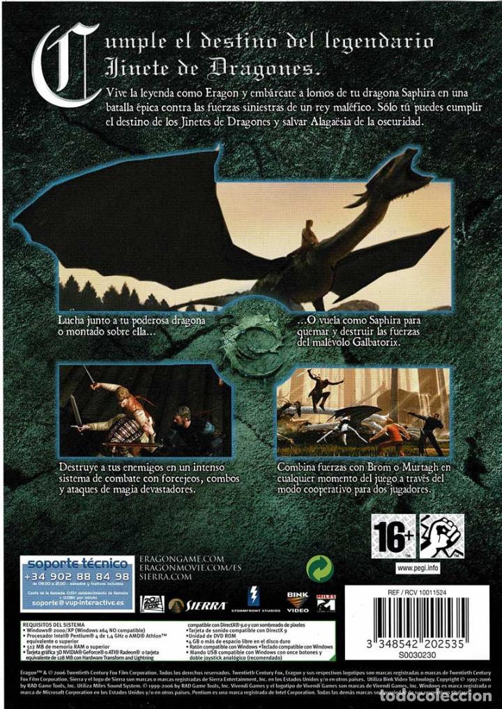 Videojuegos y consolas: Eragon. PC - Foto 2