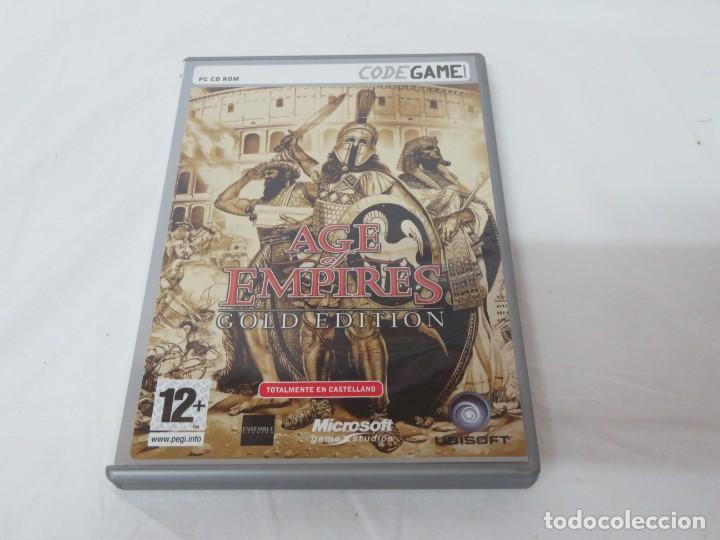 Videojogos e Consolas: Juego PC a&ntilde;o 1998 Age of Empires Gold Edition