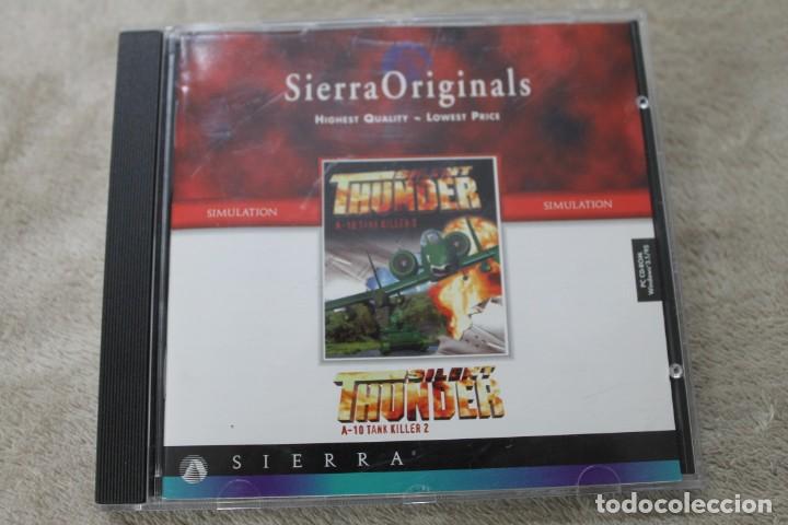 Videojuegos y consolas: PC SILENT THUNDER A-10 TANK KILLER 2 SIERRA EN INGLES - Foto 1
