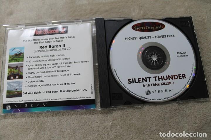 Videojuegos y consolas: PC SILENT THUNDER A-10 TANK KILLER 2 SIERRA EN INGLES - Foto 2