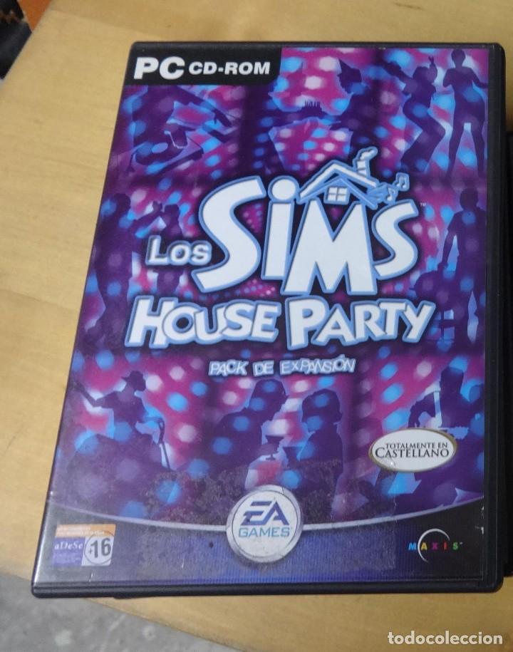 Videojuegos y consolas: Juego PC Los Sims, House Party, pack de expansi&oacute;n - Foto 1
