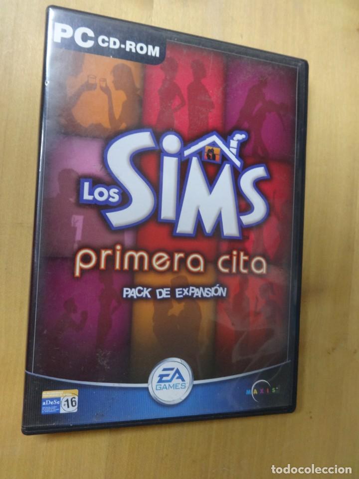 Videojuegos y consolas: Juego PC Los Sims, Primera cita, pack de expansi&oacute;n - Foto 1