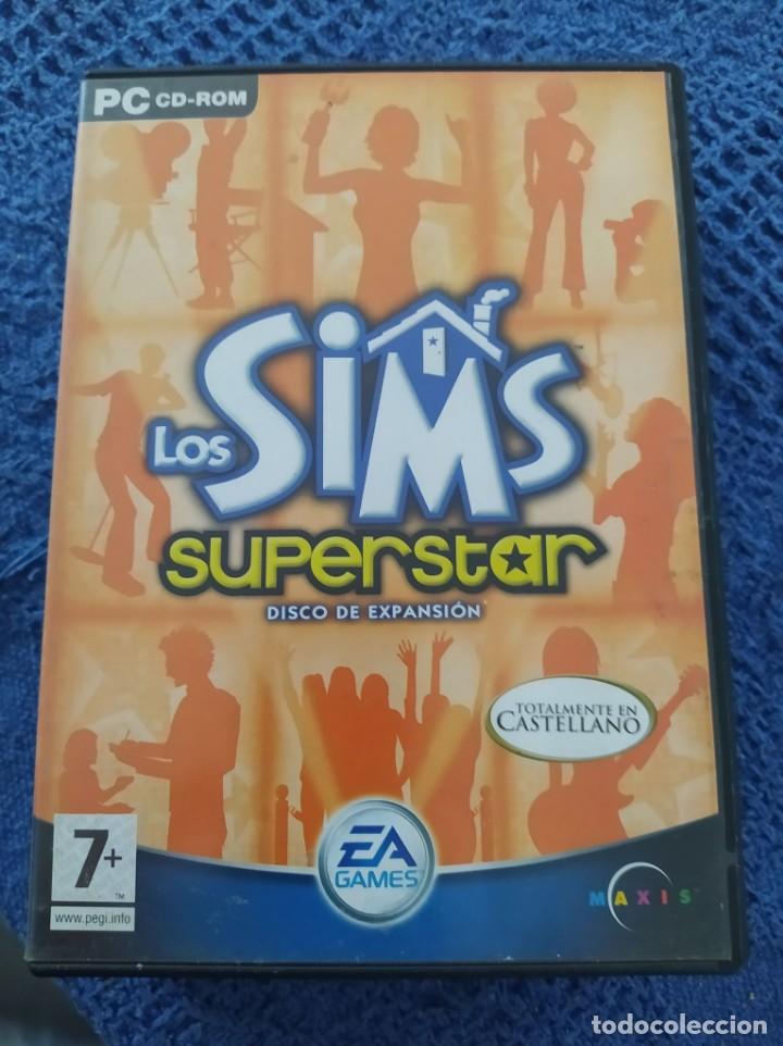 Videojuegos y consolas: Juego PC Los Sims, Superstar, disco de expansi&oacute;n - Foto 1