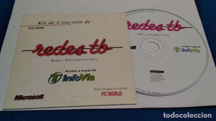 Videojuegos y consolas: PC CD ROM ( PC WORLD - INFOVIA - REDES TB ) - Foto 1