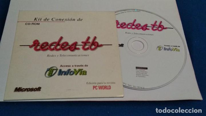 Videojuegos y consolas: PC CD ROM ( PC WORLD - INFOVIA - REDES TB ) - Foto 2