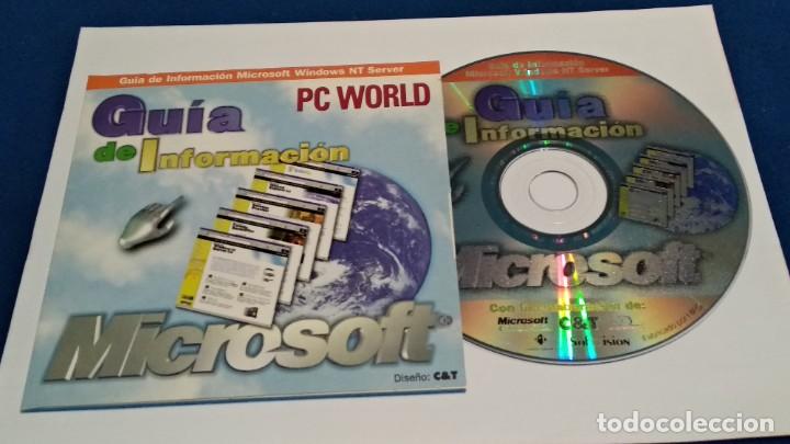 Videojuegos y consolas: PC CD ROM ( GUIA DE INFORMACION MICROSOFT - PC WORLD ) - SIN USO - Foto 1