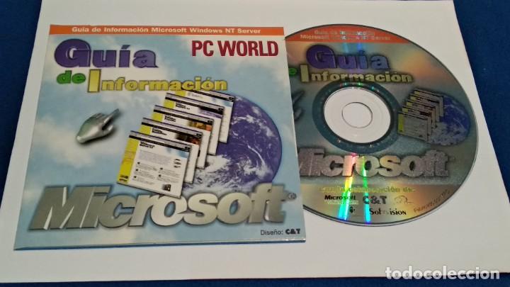 Videojuegos y consolas: PC CD ROM ( GUIA DE INFORMACION MICROSOFT - PC WORLD ) - SIN USO - Foto 2
